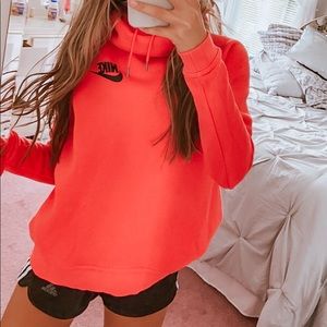 Red/orange Nike hoodie